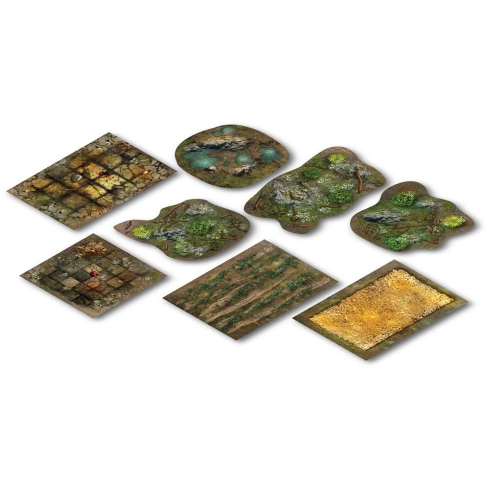 TerrainCrate Fantasy Gaming Templates (x8) Miniature