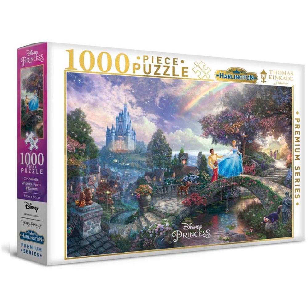 Thomas Kinkade Cinderella Wishes Upon a Dream Puzzle 1000pcs