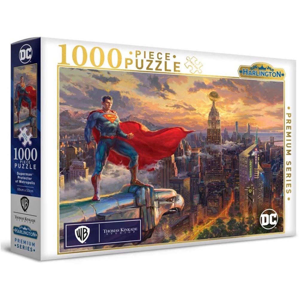 Thomas Kinkade Superman Protector of Metropolis Puzzle 1000p