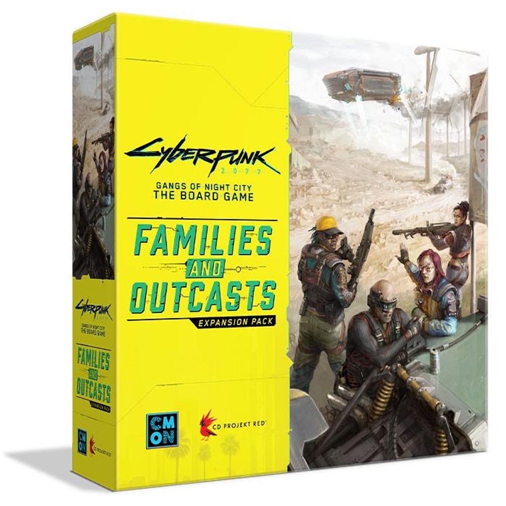 Cyberpunk 2077 Families and Outcasts Board Game