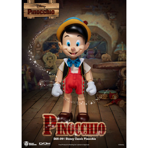 Figura De Pinocho Clásico Disney Beast Kingdom Dah