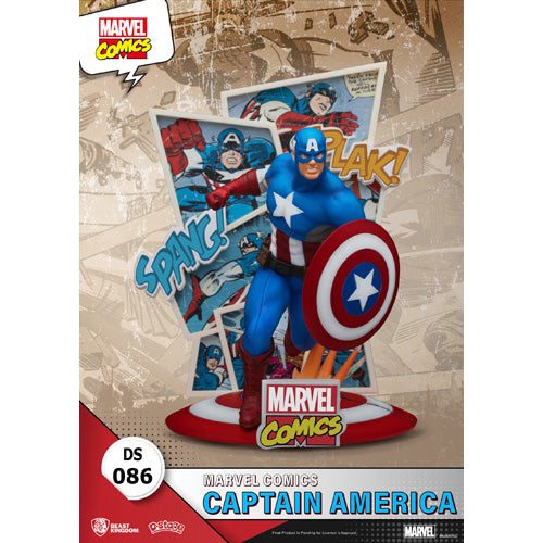 Beast Kingdom D Stage Marvel Comics Captain America Figure