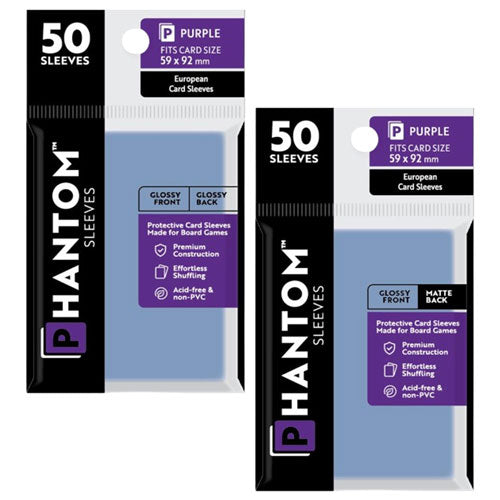 Purple Phantom Sleeves 50pcs (59x92mm)