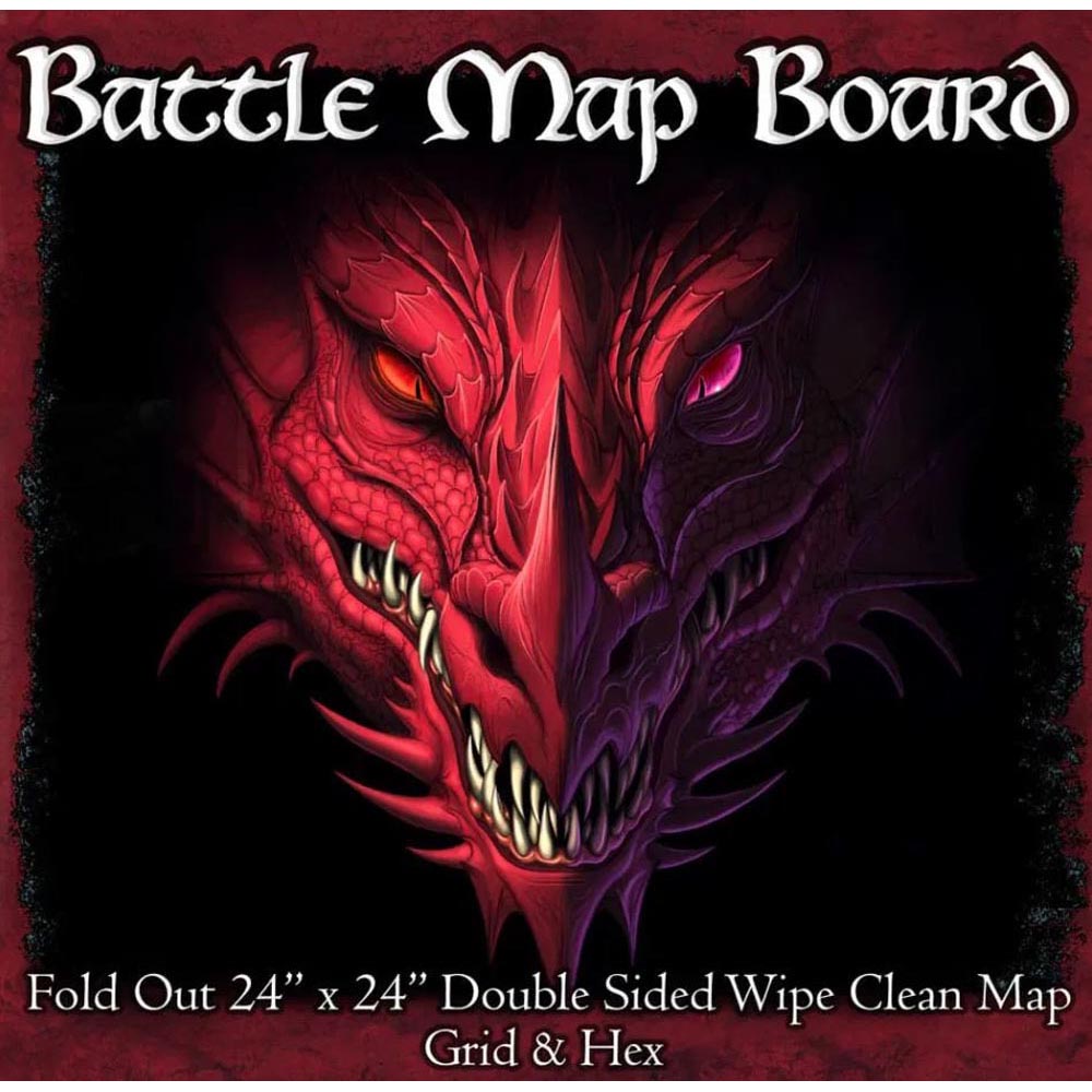 Battle Map Board Grid and Hex Role Playing Game