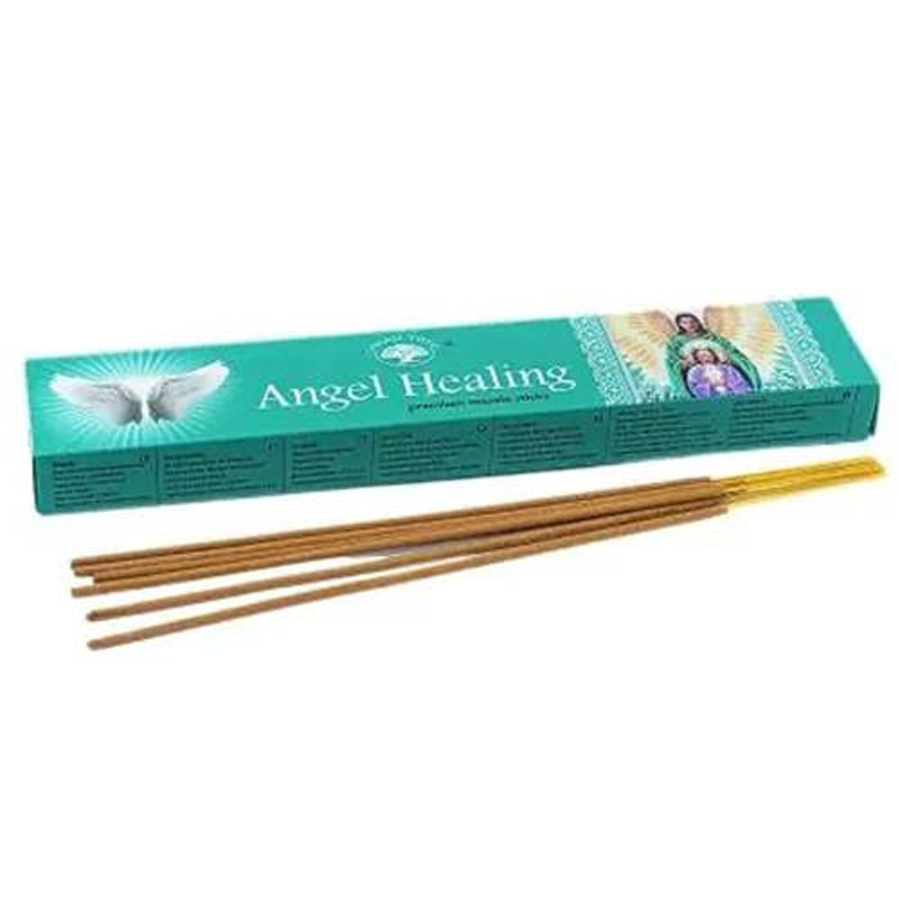 Angel Healing Incense 15g Sticks Green Tree