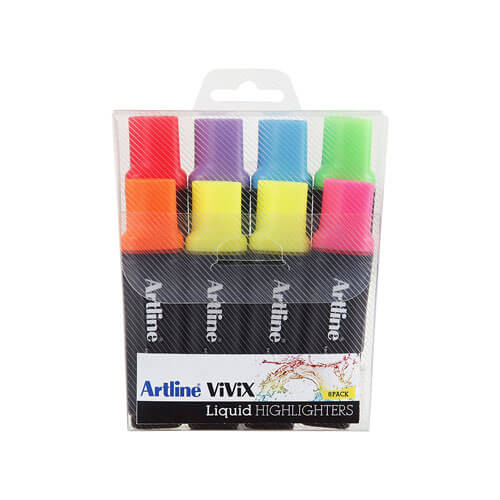 Artline Vivix Highlighter Assorted