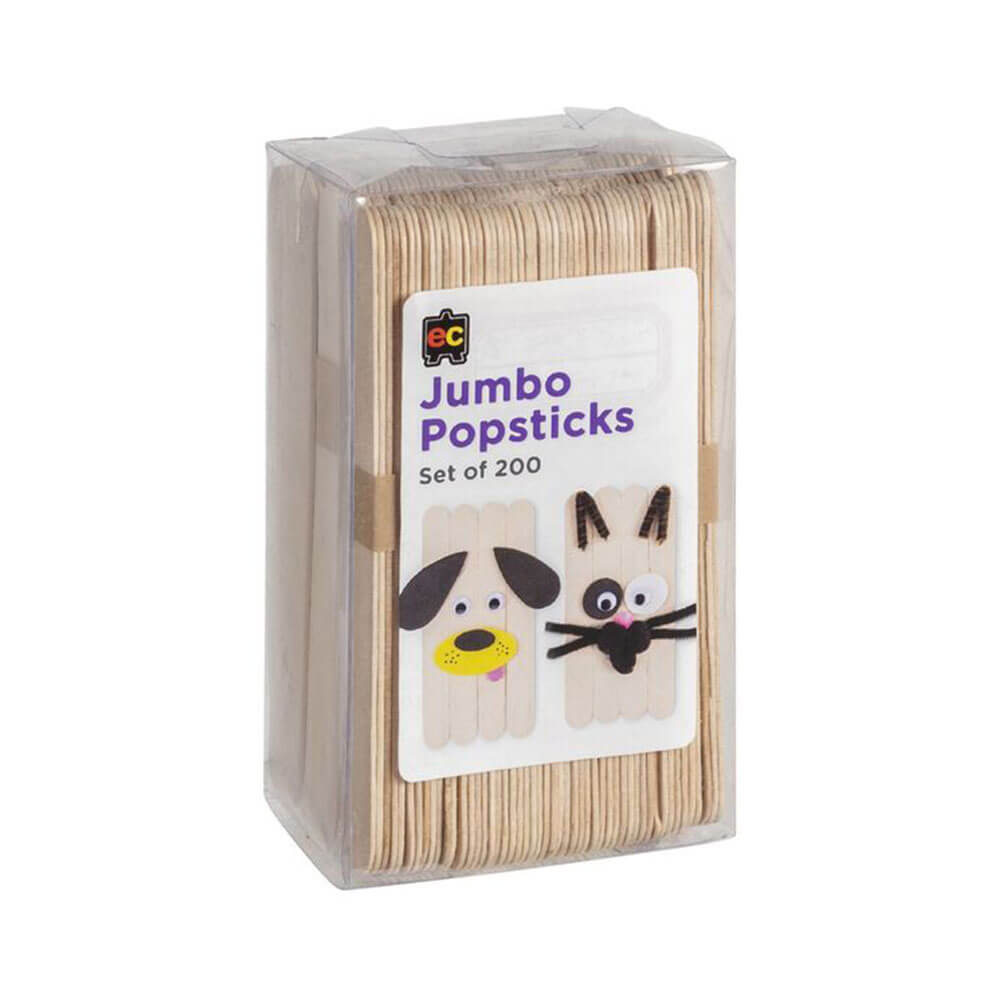 EC Jumbo Popsticks (200 Stück)