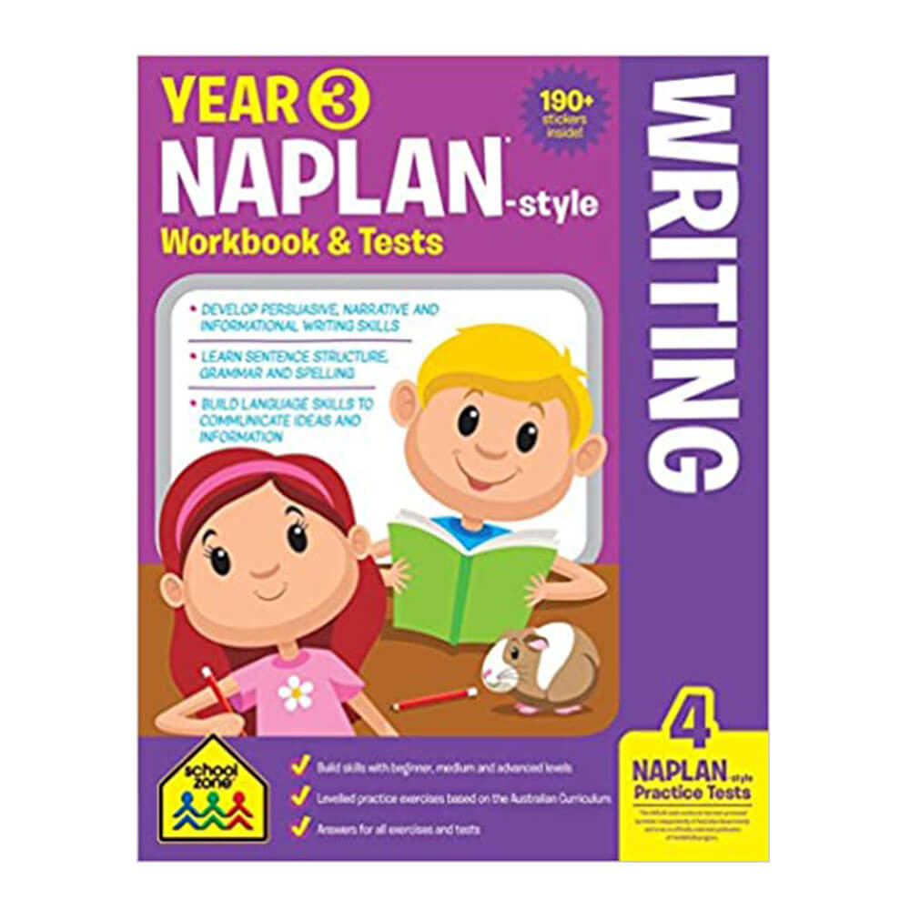 Schoolzone Naplan Year 3 Workbook and Tests