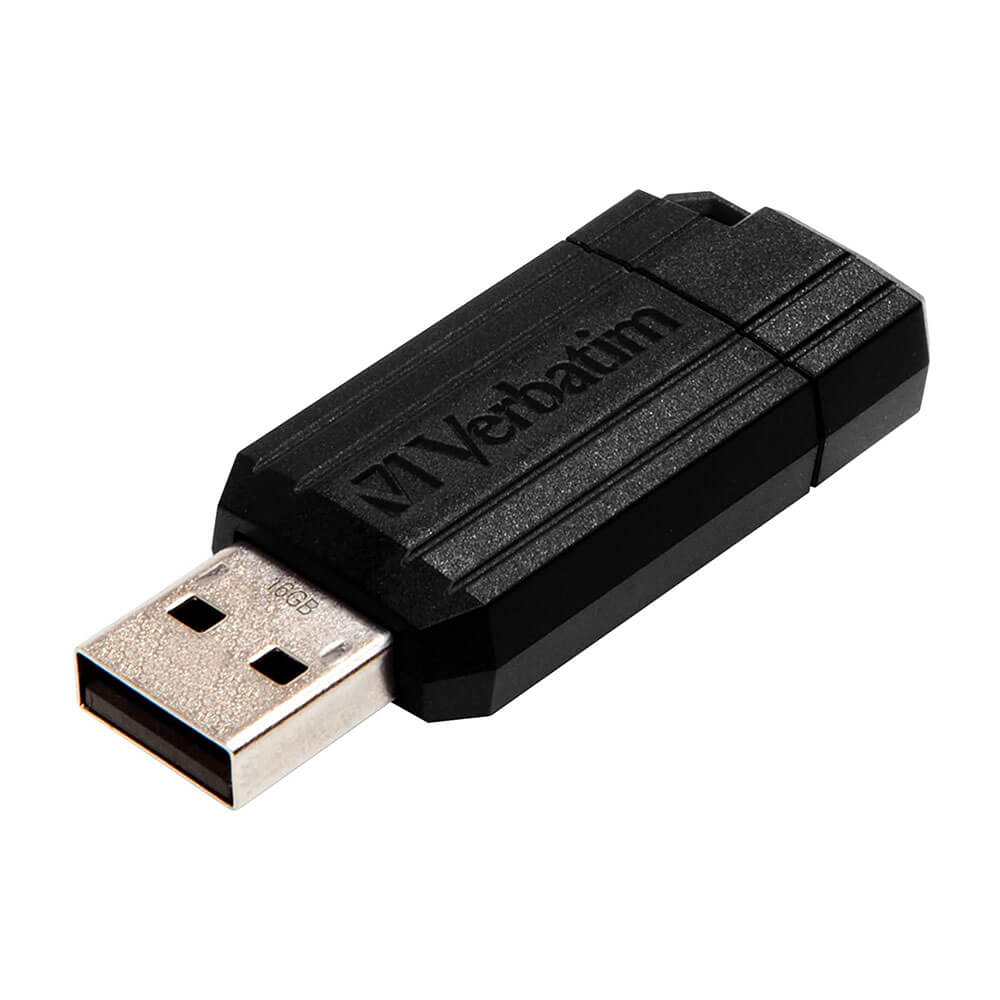  Verbatim Store'n'Go' Pinstripe USB-Laufwerk (Schwarz)