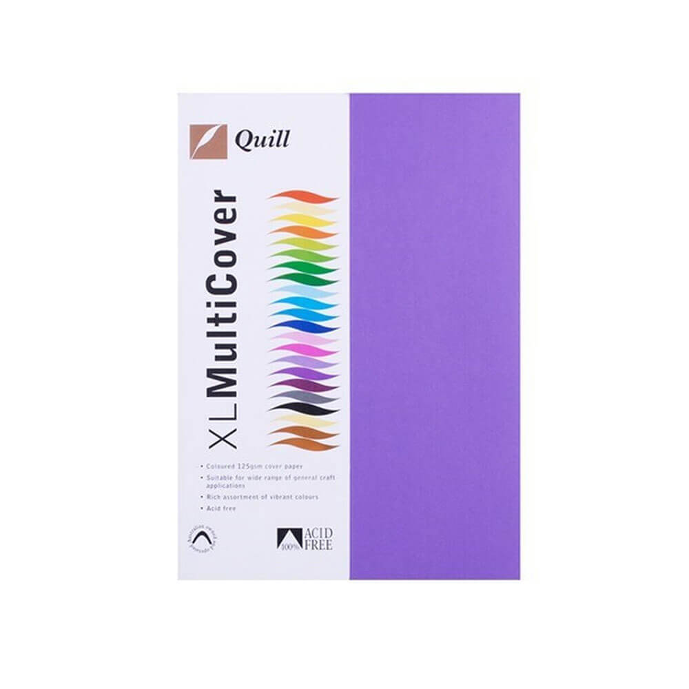 Quill Cover Paper A4 125gsm (250pk)