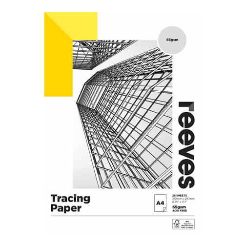 Reeves Tracing Paper Pad 65gsm (25 sheets)