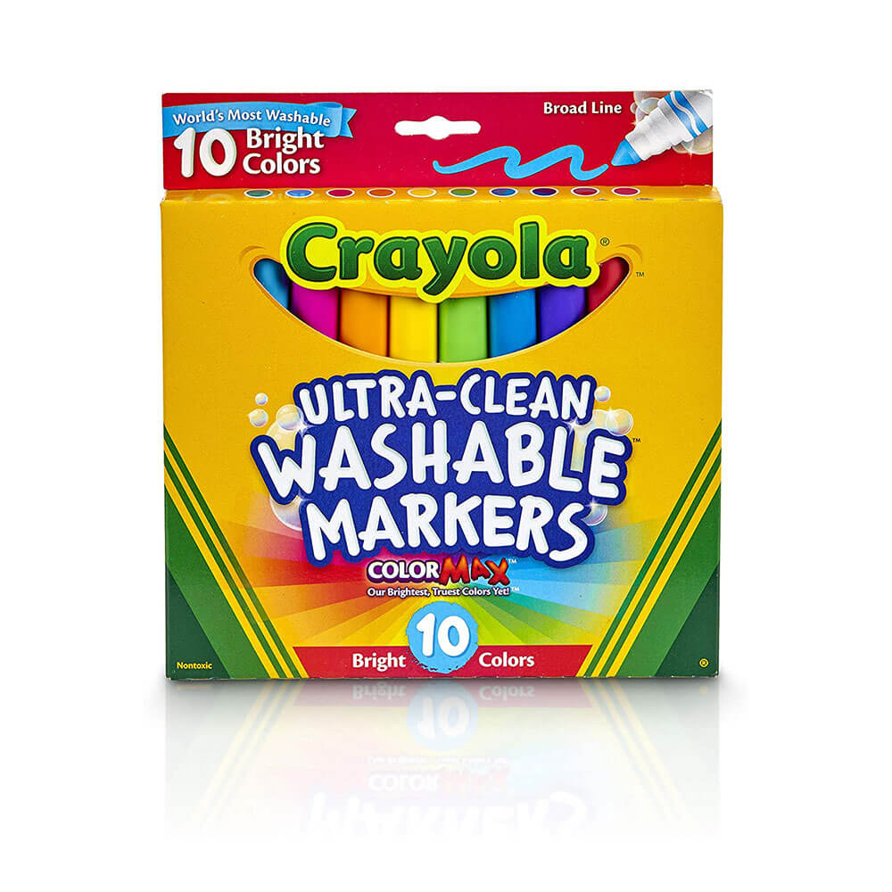 Crayola Washable Broadline Marker 10pk