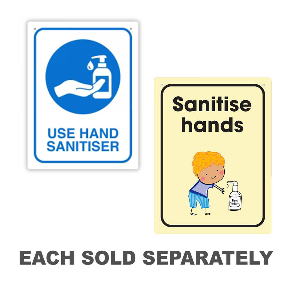 Durus Use Hand Sanitiser Wall Sign (225x300mm)