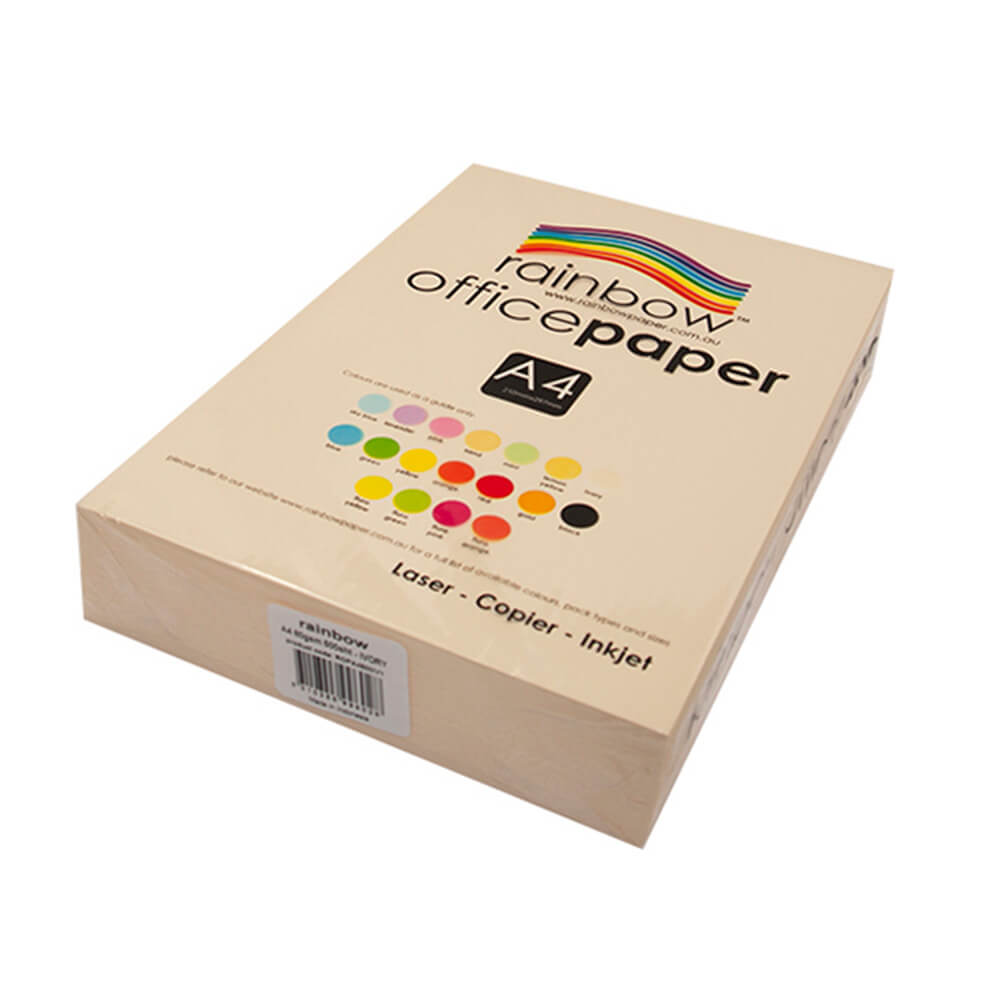  Regenbogenfarbenes A4-Bürokopierpapier (80 g/m²)