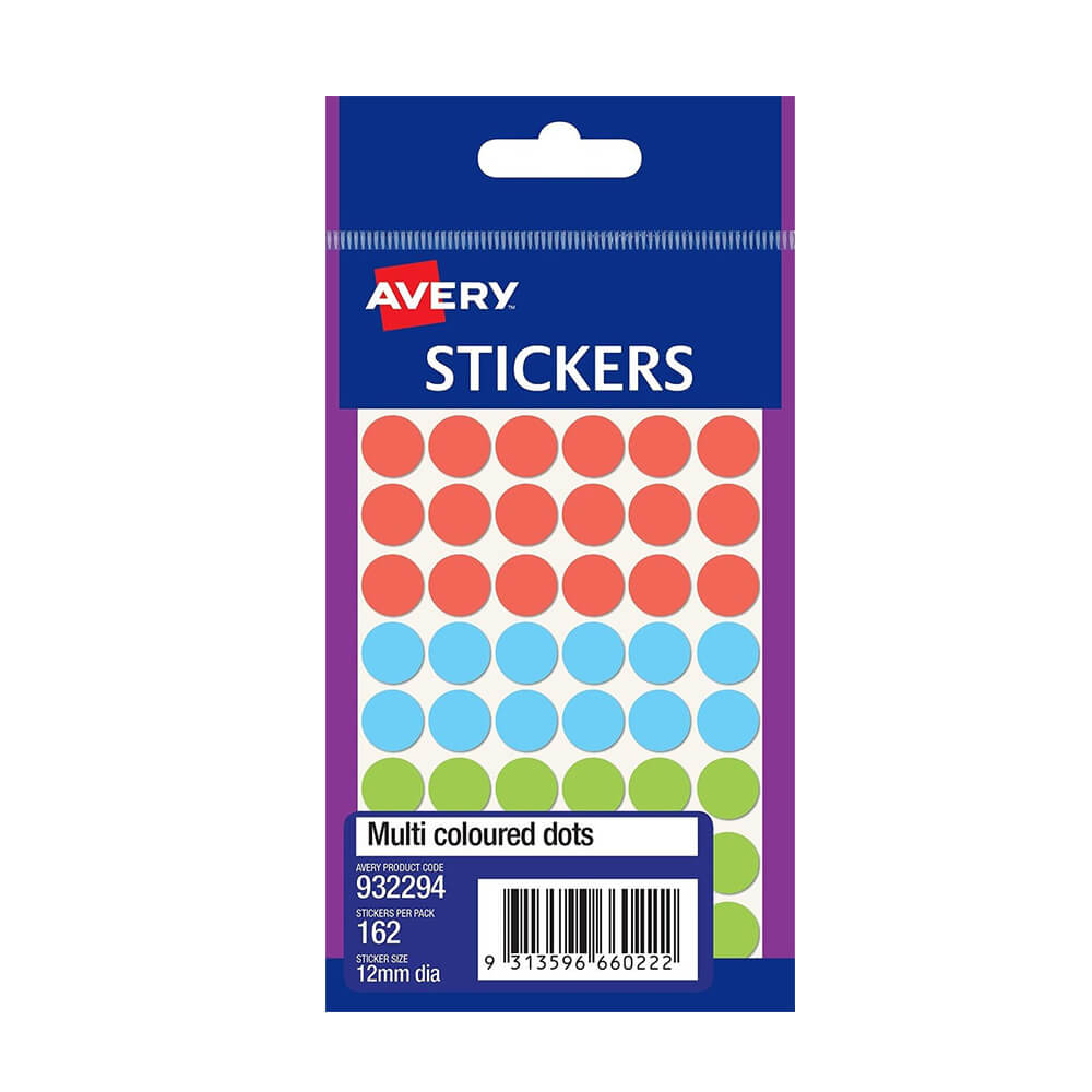 Avery 12mm Dot Label (Pack of 10)