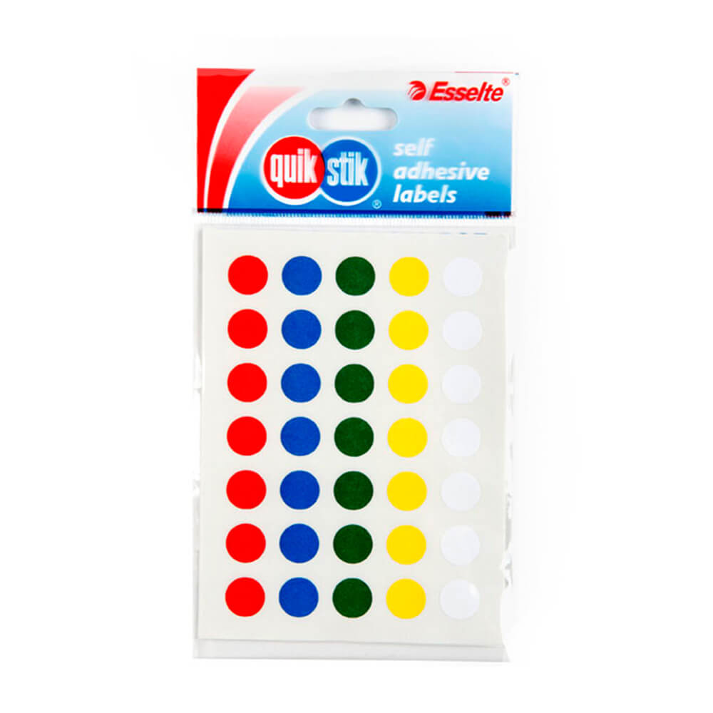 Quik Stik Multi Dot Label (Pack of 10)