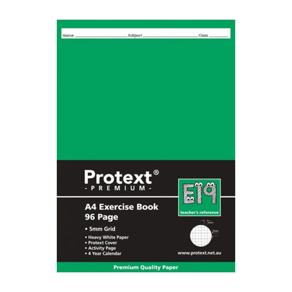 Protext A4 Bilby Graph Book 96pg 10mm