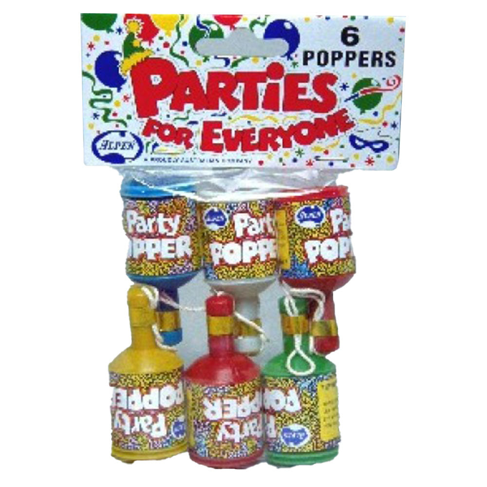 Alpen party poppers 6st