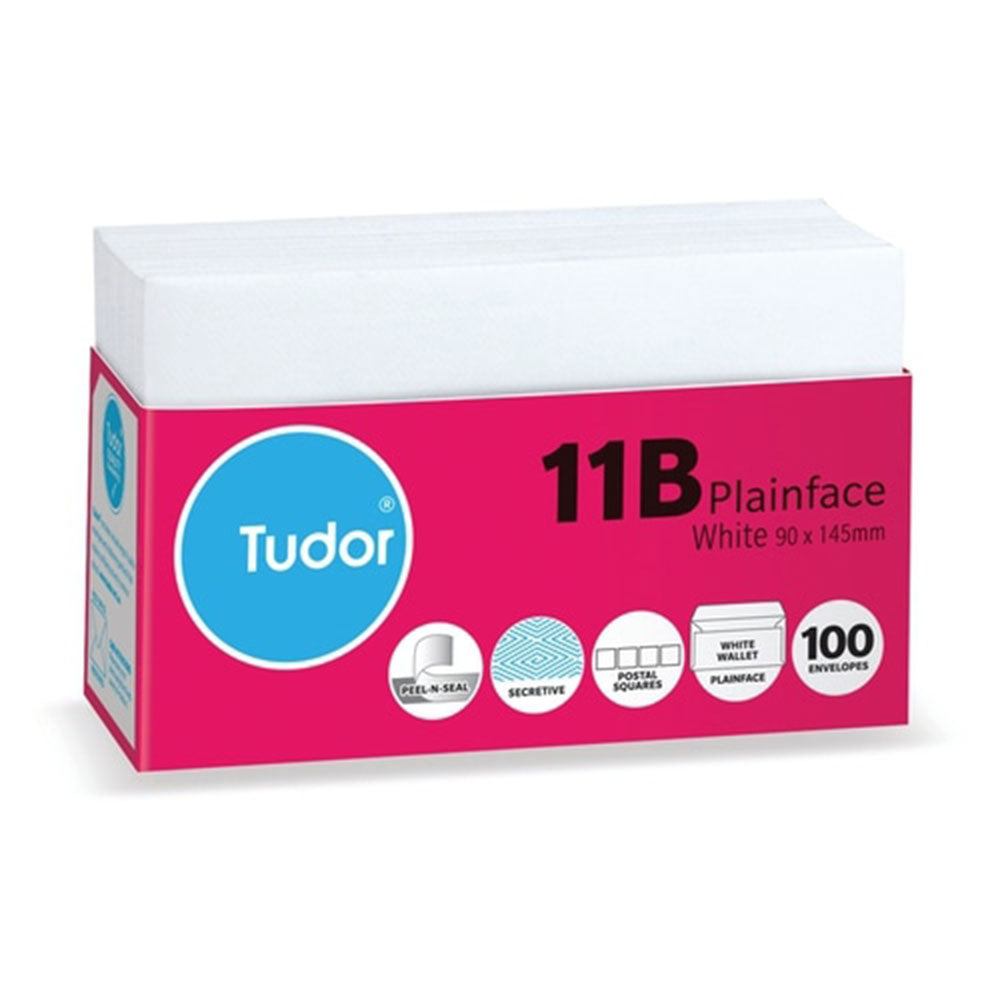 Tudor 11b sobre despegable y sellado paquete de oficina 100uds