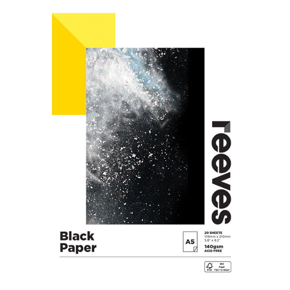 Reeves Mix Pad Paper 140gsm (Black)