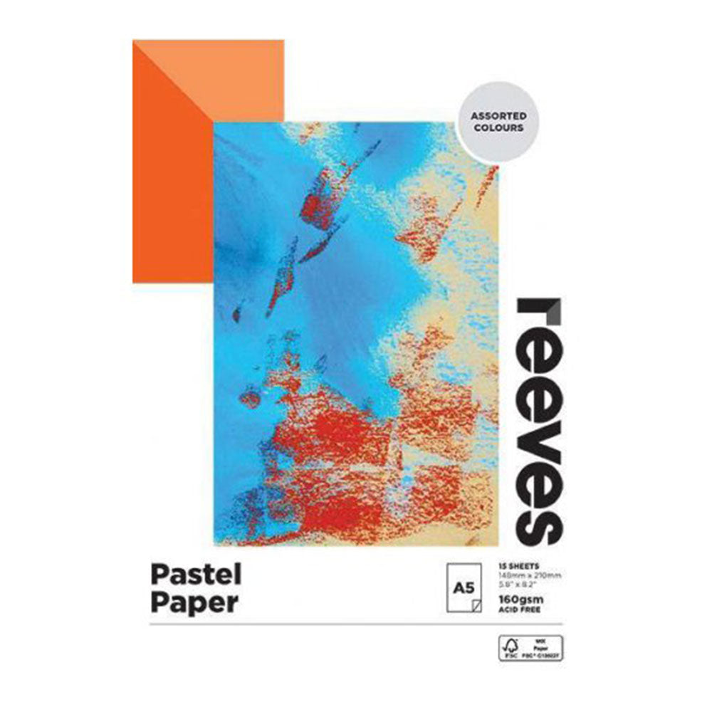 Reeves A5 Pad Paper 160gsm (Pastel)