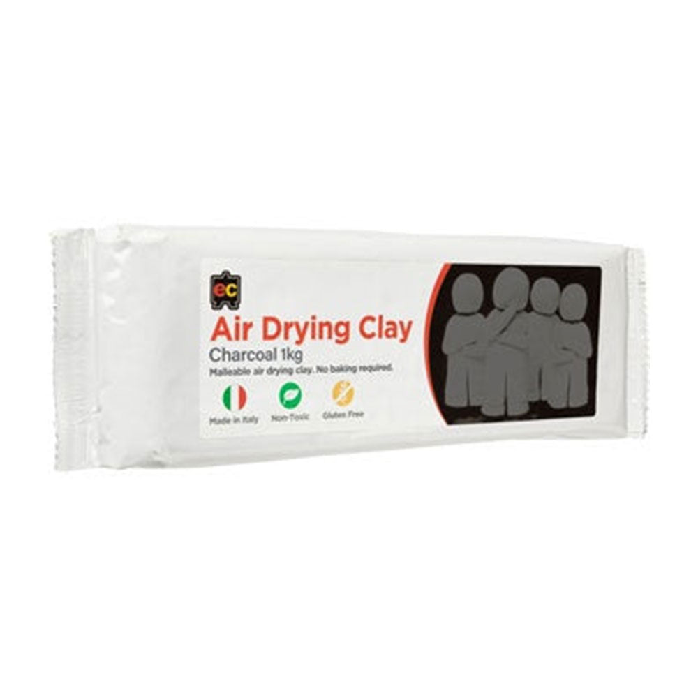 EC Air-Dy Modelling Clay 1kg (Charcoal)