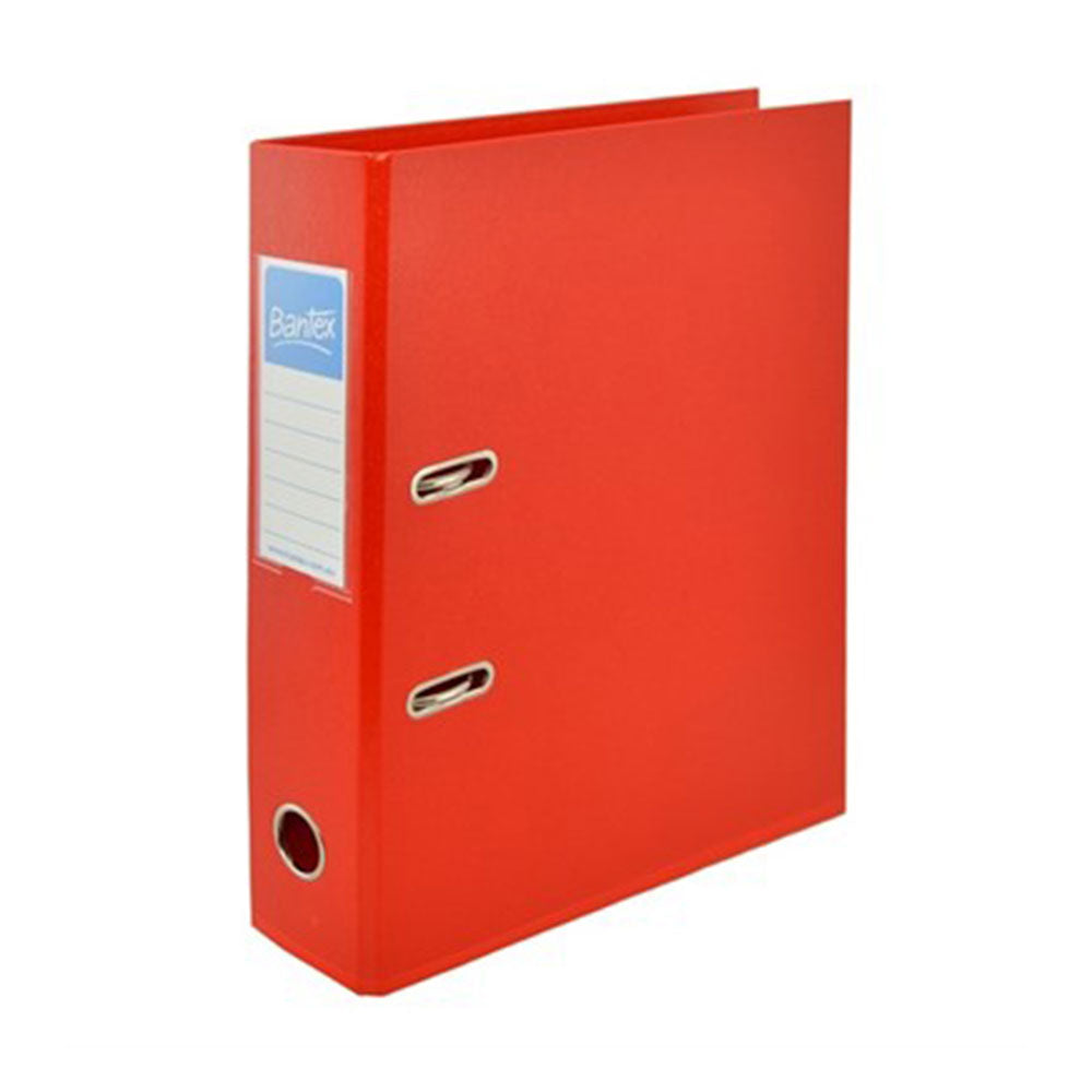 Bantex A4 Level Arch File 70mm (Red)