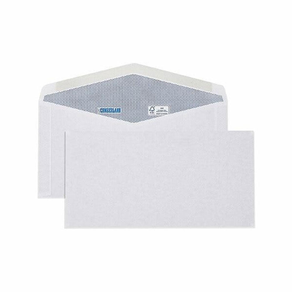 Cumberland DLx Lick & Stick Secretive Envelope 500pk(White)