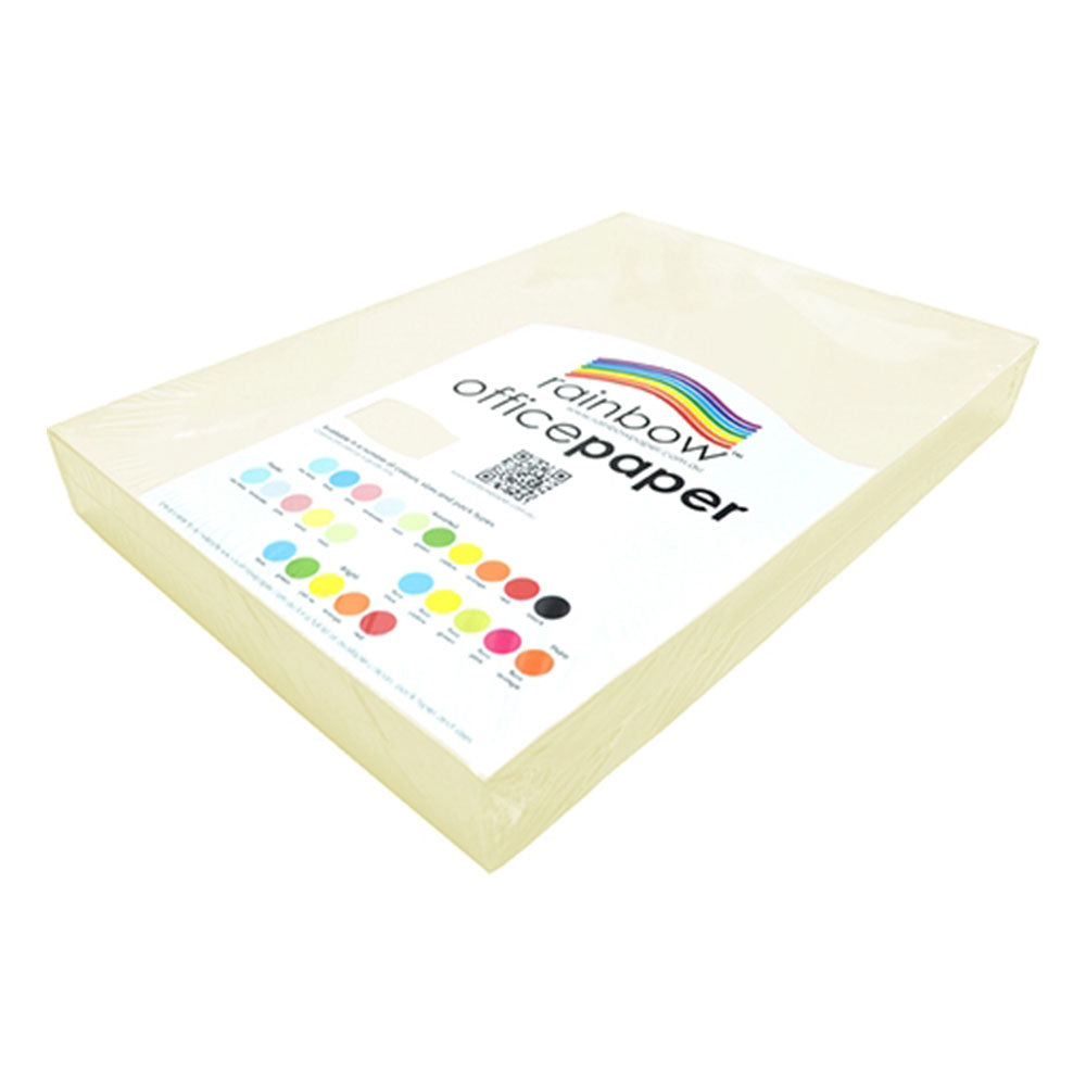 Rainbow A3 Office Copy Paper 80gsm 1-Ream (Ivory)