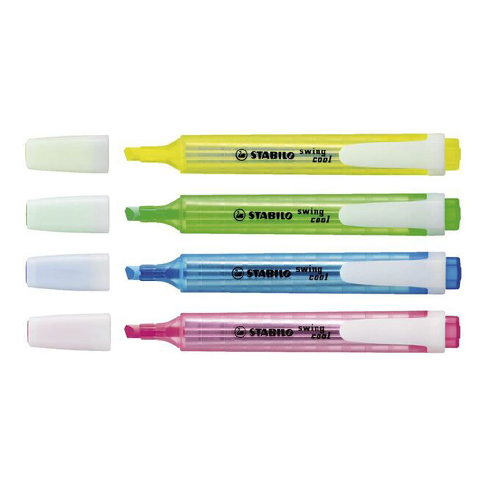 Stabilo Swing Cool Highlighter (Pack of 4)