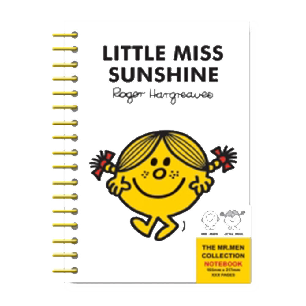 Mr Men Little Miss Sunshine A5 Wiro Notebook
