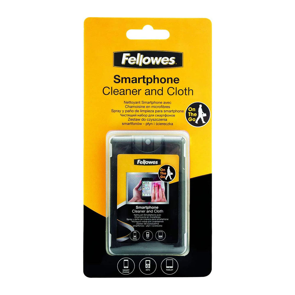 Fellowes Nettoyant pour téléphone intelligent avec chiffon en fibre