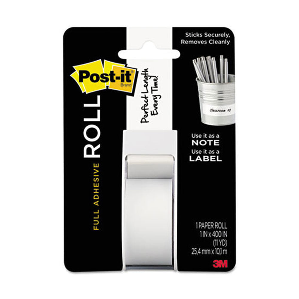 Post- It notes witte etiketten op rol (25 mm x 10 m)