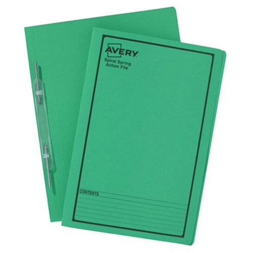 Avery Spiral Spring File with Black Print (5pcs)