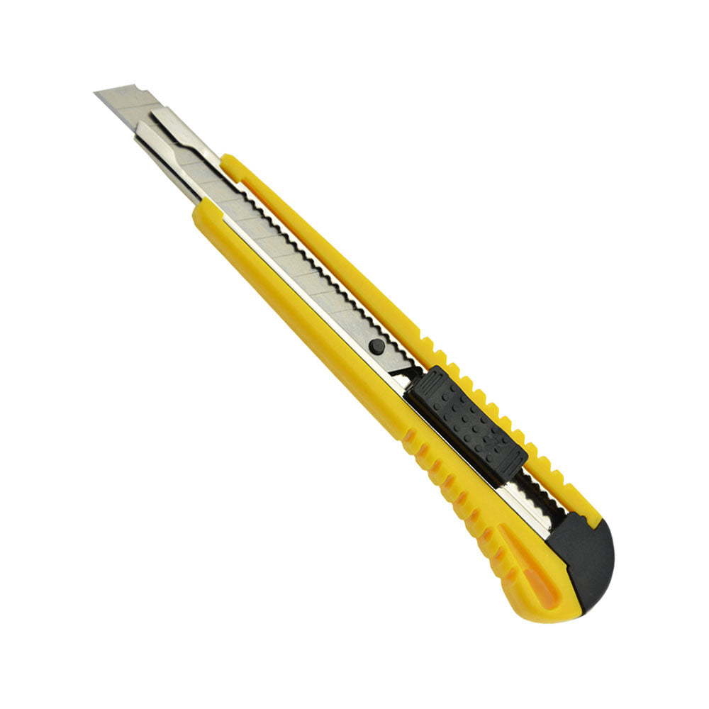Couteau de coupe robuste Italplast 9 mm (jaune)