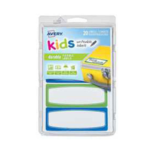 Avery Writable Kids ID Labels 20pcs (89x32mm)