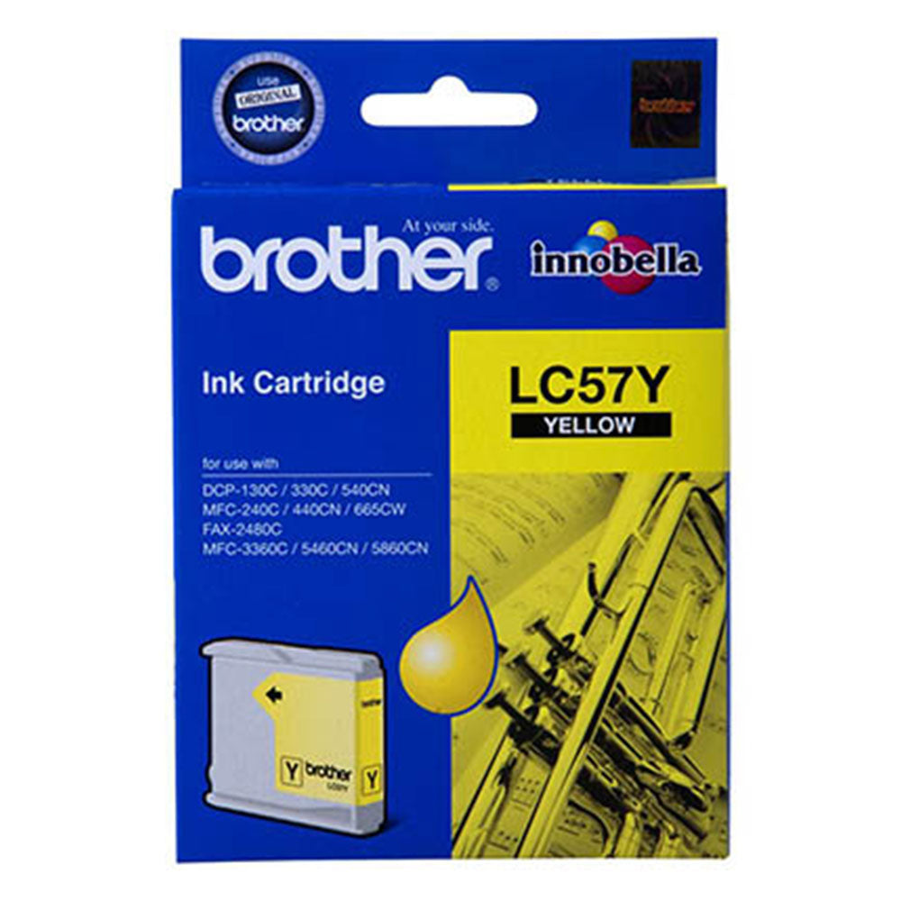 Brother Inkjet LC57 Cartridge (Yellow)