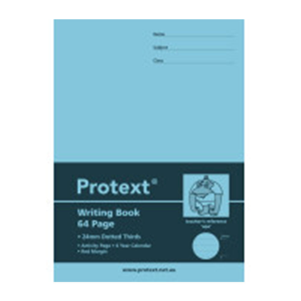 Livro de redação de terços pontilhados de protexto 64pg (330x245mm)