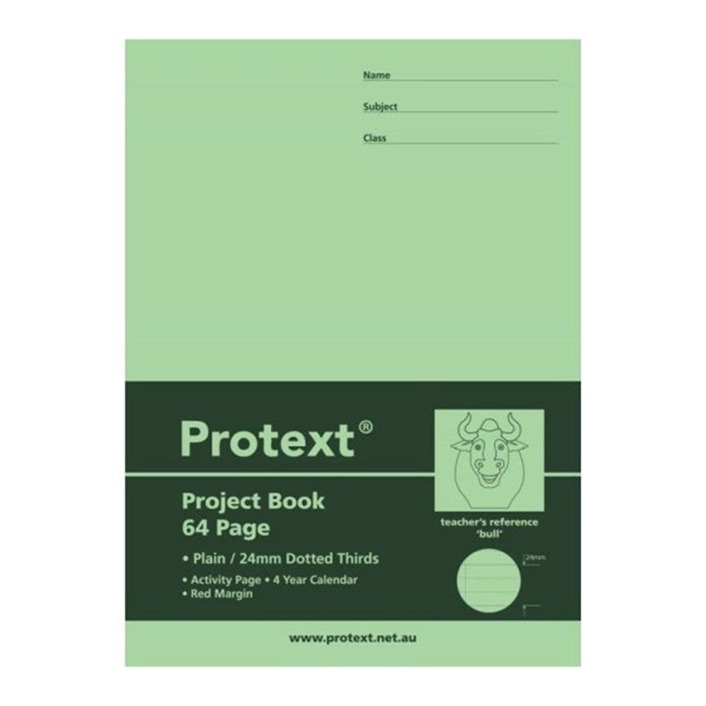 Livro de redação de terços pontilhados de protexto 64pg (330x245mm)