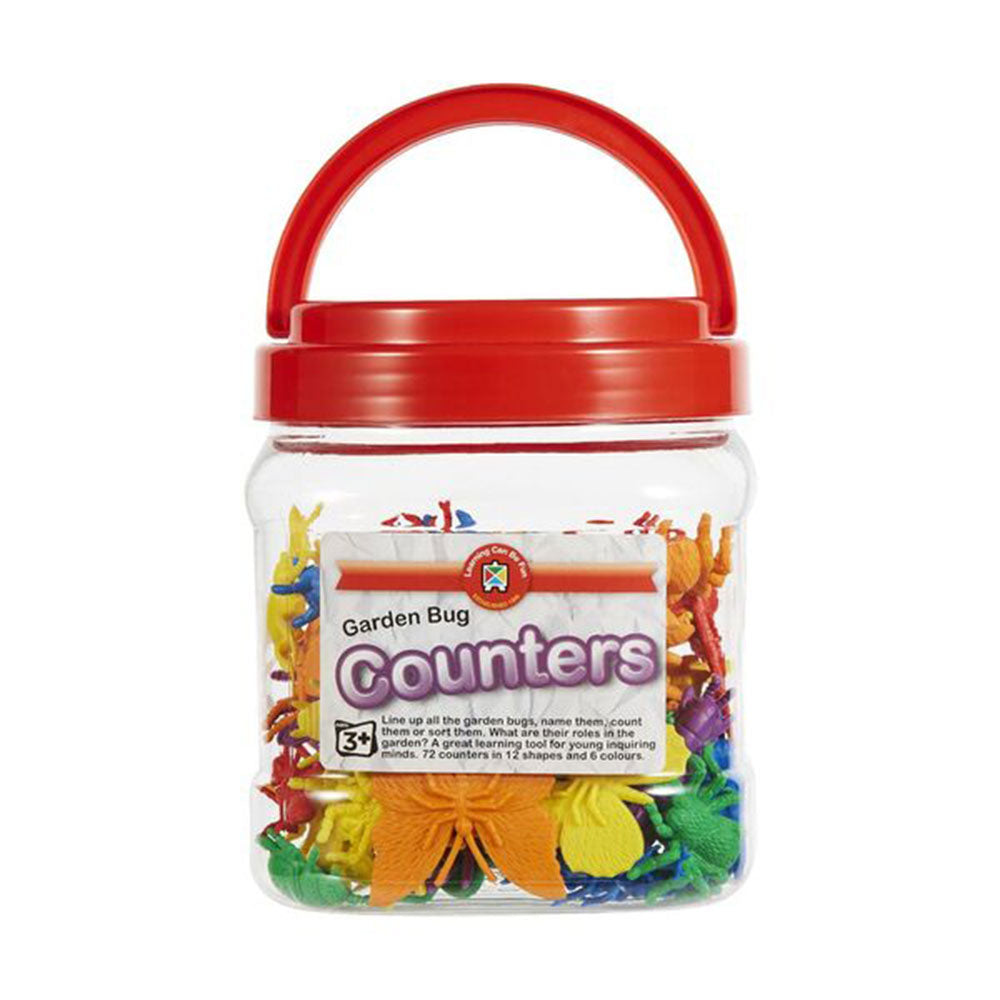 EC Learning Can Be Fun Garden Bug Counters (Jar of 72)