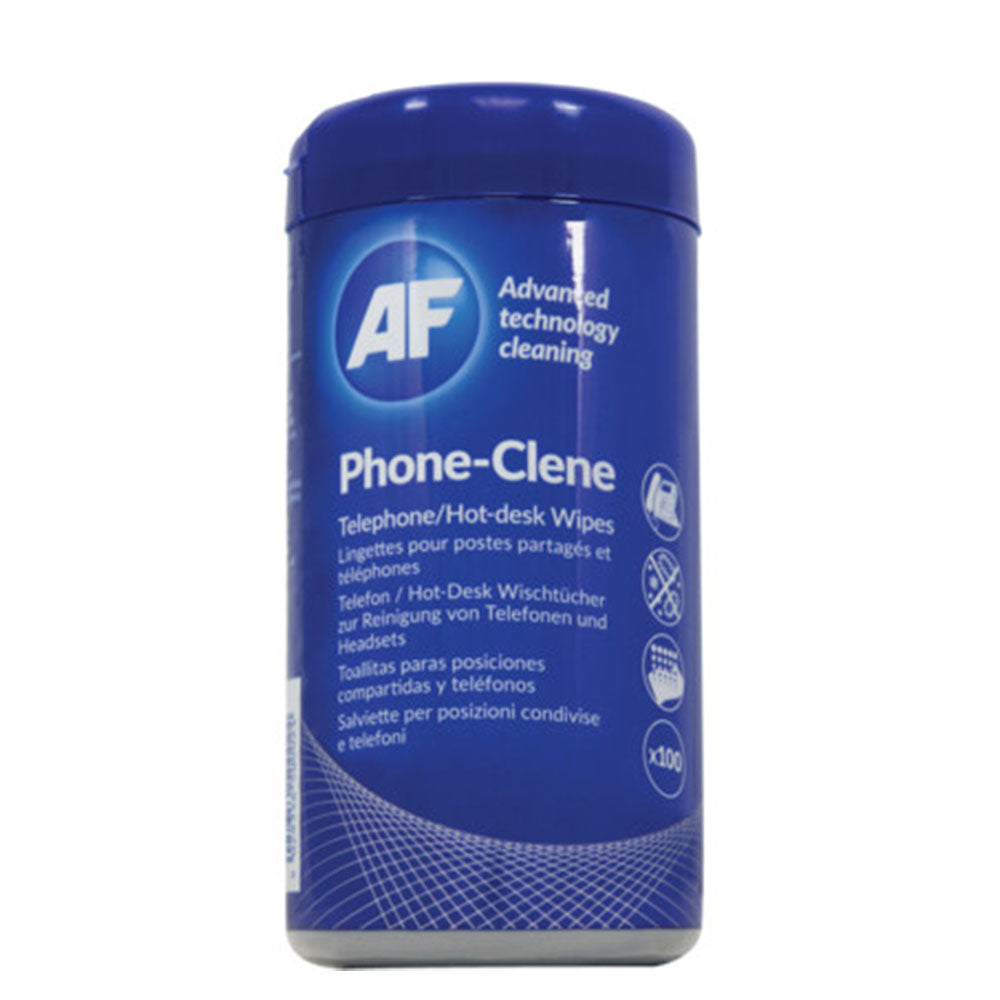 Af phone-clene telefonservietter cleans & sanities 100stk