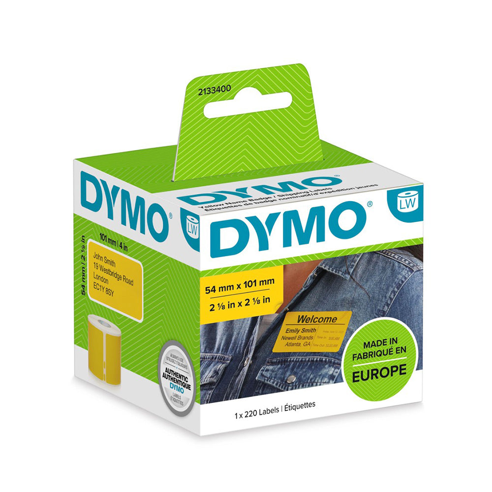 Dymo Shipping Labels 54x101mm (Yellow)