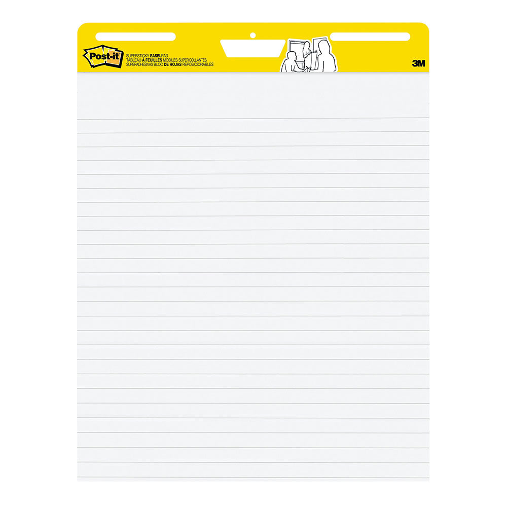 Post-it Super Sticky Ruled Easel Pad 30 Sheets