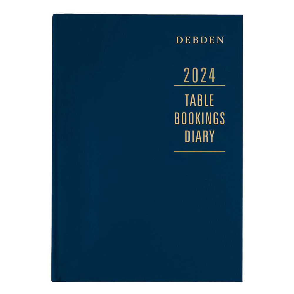 Collins Debden A4 2PTD 2024 Table Booking Diary (Blue)