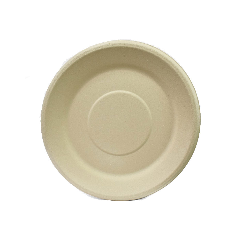 Greenlid Plant Fiber Round Compostable Plate 179mL