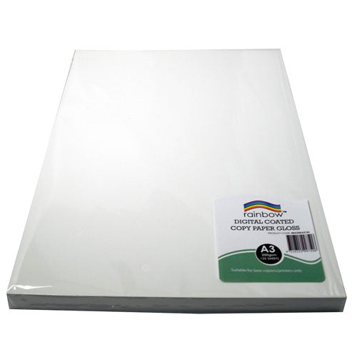 Rainbow 200gsm Gloss Digital Copy Paper 125pk (White)