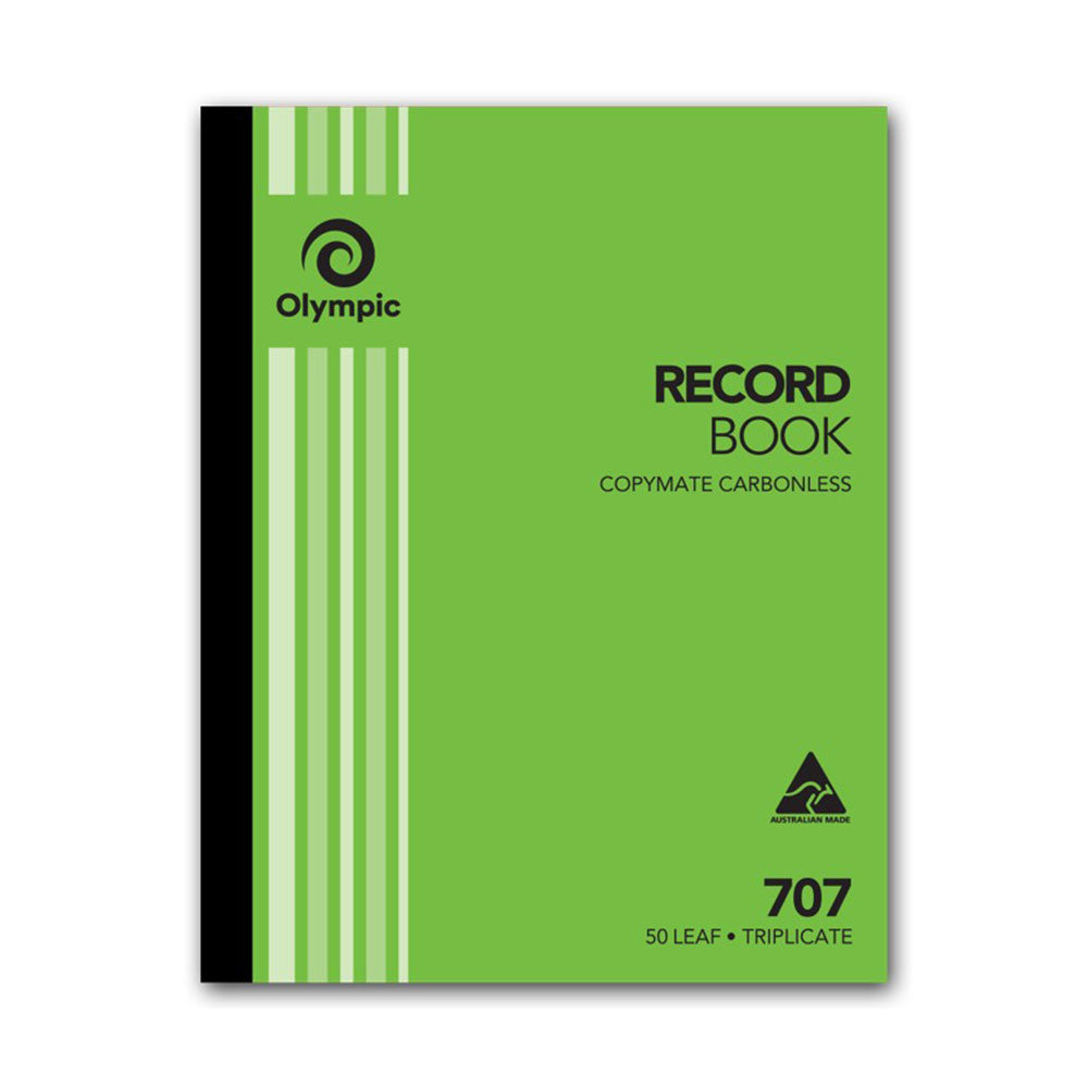 Olympic No 707 Triplicate Copymate Carbonless Record Book