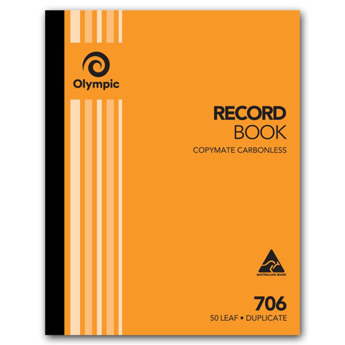 Olympic Duplicate Copymate Carbonless Record Book