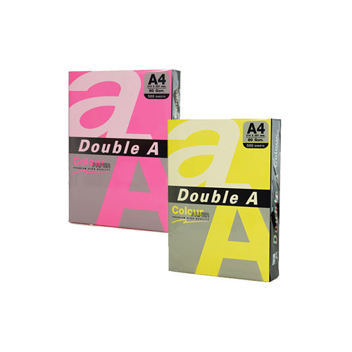 Double A A4 80gsm Deep Colour Copy Paper 500pcs