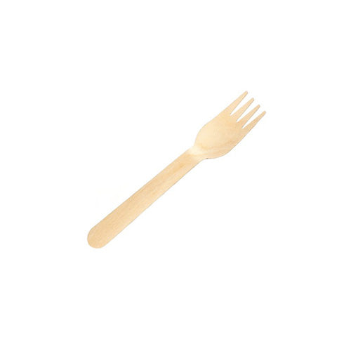 Earth Eco Wooden Natural Cutlery 160mm (Pack of 100)